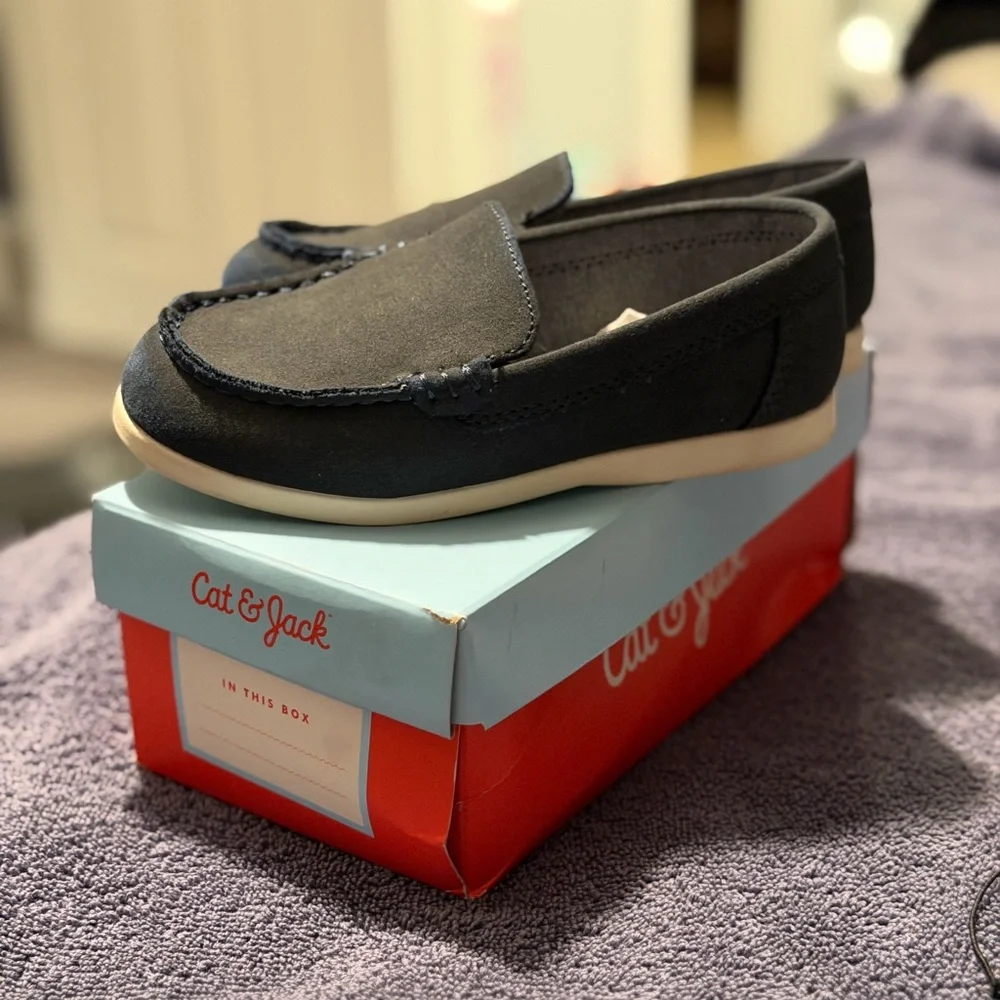 NWT Cat & Jack Zayd Loafers - Navy Blue - Size 11